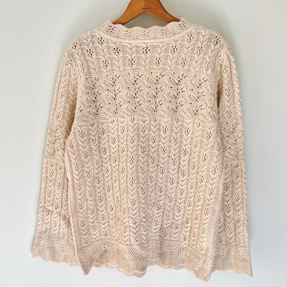 Vintage Wool Blend Knit Sweater - Picture 4 of 6